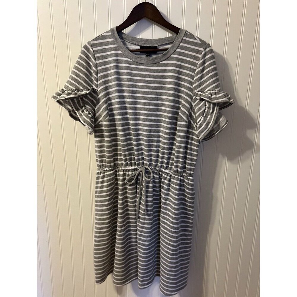 Lane Bryant Knit Dress Size 14/16 Cruise Vacation Casual Knee Length